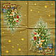 Napkins for decoupage new year Christmas, Napkins for decoupage, Moscow,  Фото №1