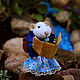 Заказать Валяная игрушка мышка путешественница. The Pumpkin Mouse (Ксения). Ярмарка Мастеров. . Войлочная игрушка Фото №3