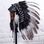 Indian headdress - Sharp Raven