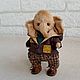 Слон с рюкзачком. Слоник. Elephant teddy. Мини фигурки и статуэтки. kukla_olya08. Ярмарка Мастеров.  Фото №12