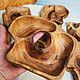 Посуда из массива акации. Блюдо. Блошка. Винтаж для вас... Интернет-магазин Ярмарка Мастеров.  Фото №2