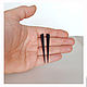 Stylish earrings made of black wood. Earrings. Wooden jewellery. Online shopping on My Livemaster.  Фото №2