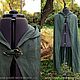 Linen Cloak Strider Pine color (inspired Aragorn LOTR). Cosplay costumes. Svetliy Sudar Leather Arts Workshop. Online shopping on My Livemaster.  Фото №2