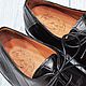 Men's shoes made of alligator leather, in dark blue. Oxfords. SHOES&BAGS. Online shopping on My Livemaster.  Фото №2