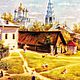 Картина в подарок Московский дворик. Картины. Мастерская Николаевича. Ярмарка Мастеров.  Фото №4