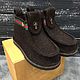 Gifts on February 23: Men's boots in Gucci style, street shoes. Gifts for February 23. Валенки DENISENKOBRAND - обувь с русской душой. My Livemaster. Фото №6