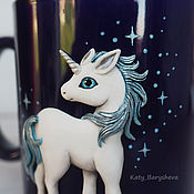 Посуда handmade. Livemaster - original item Mug with a unicorn 
