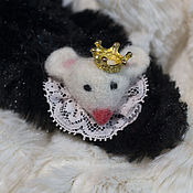 Украшения handmade. Livemaster - original item Valyana brooch Mouse Prince. Handmade.