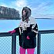 Бомбер из натурального меха норки с инкрустацией. Бомберы. LUCIA-ART. Ярмарка Мастеров.  Фото №5