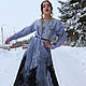 Felted dress Silver Rain. Dresses. silk wool. Online shopping on My Livemaster.  Фото №2