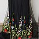 Ткань сетка с вышивкой (Valentino), Италия. Ткани. Эксклюзивные итальянские ткани (pret-a-porte). Ярмарка Мастеров.  Фото №5