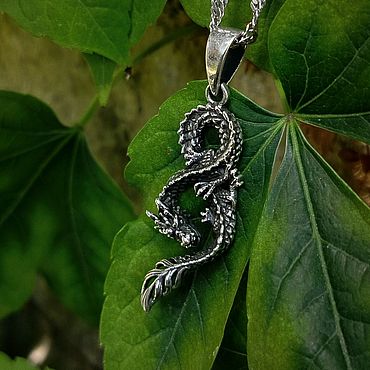 Украшения ручной работы. Ярмарка Мастеров - ручная работа Кулон Дракон 8. Handmade.