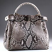 Сумки и аксессуары handmade. Livemaster - original item Women`s bag made of genuine python leather IMP0572Z1. Handmade.