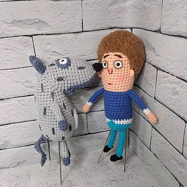 Куклы и игрушки ручной работы. Ярмарка Мастеров - ручная работа Петя и волк. Handmade.