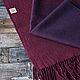 Order Stole 'Red plum'. Hand weaving. mar-yanew. Livemaster. . Wraps Фото №3