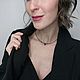 Чокер из аметиста и марказита с капелькой аметиста. Чокер. Новикова Анна. Ярмарка Мастеров.  Фото №6