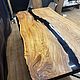 Стол из слэба и эпоксидной смолы 200х90. Столы. WoodBroker. Ярмарка Мастеров.  Фото №4
