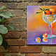  ' Tangerines in a cream bowl' oil still life. Pictures. flamemilady. Online shopping on My Livemaster.  Фото №2