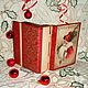 Заказать Шкатулка-Книжка "Christmas Greetings". Анастасия Коптева  *СТАСЯ  и  ВАСЯ*. Ярмарка Мастеров. . Шкатулки Фото №3