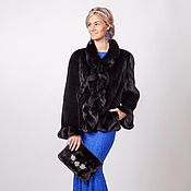 Одежда handmade. Livemaster - original item Jacket made of mink. A mink coat. Fur coat of mink.. Handmade.