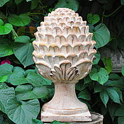 Для дома и интерьера handmade. Livemaster - original item A large Artichoke on stem for garden distressed artichoke. Handmade.