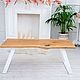 Coffee table made of oak slab. Tables. stolizmassiwa. My Livemaster. Фото №5