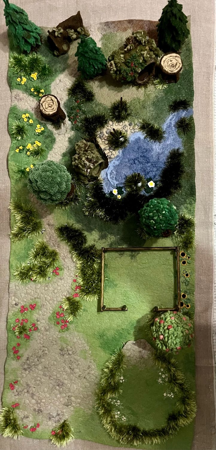 Ландшафтный игровой коврик для детей – заказать на Ярмарке Мастеров ...