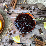 Сувениры и подарки handmade. Livemaster - original item Natural jam Cranberries, orange, cloves, cinnamon. Handmade.