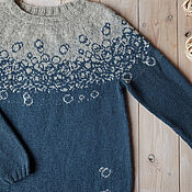 Knitted sweater meltwater