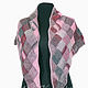Bacchus (shawl) warm knit colorful squares. Scarves. UrbanStyleKnit (usknits). Online shopping on My Livemaster.  Фото №2