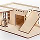 Заправка-гараж для машинок, 30*9*21 см. Игровые наборы. Masterskaya-kubigrad. Ярмарка Мастеров.  Фото №6