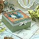 Заказать Шкатулка компания петух и курочки декупаж. Светлана, Мастерская Villa-Oliva. Ярмарка Мастеров. . Шкатулки Фото №3