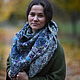 Neck scarf warm large Reflection, Shawls1, Baranovichi,  Фото №1