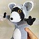 Вязаная игрушка енот амигуруми. Амигуруми куклы и игрушки. Ирина Перцевая. Ярмарка Мастеров.  Фото №6