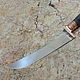 Knife 'Genie' pchak 95h18 stab.karelka AKBAR. Knives. Artesaos e Fortuna. My Livemaster. Фото №4