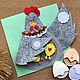 Заказать Книжка развивающая. Страница «Курочка с цыплятами». Baby Badger. Ярмарка Мастеров. . Кубики и книжки Фото №3