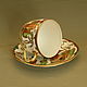 Винтаж: Кофейная пара NORITAKE. 1930-е. Япония. Сацума. Кухонная утварь винтажная. Фарфоровая сказка. Ярмарка Мастеров.  Фото №4
