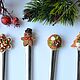 Order Spoons with decor 'New Year'. inspiration. Livemaster. . Spoons Фото №3