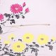 Order Japanese wall scroll from Bansui Ono ' Chrysanthemums'. Fabrics from Japan. Livemaster. . Vintage paintings Фото №3
