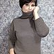 Dilara sweater (merino Italy). Sweaters. Оксана Акимова Вязание на заказ. Online shopping on My Livemaster.  Фото №2