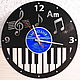 Order Copy of Wall clock "Melody". Vinyl Time. Livemaster. . Vinyl Clocks Фото №3