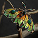 Brooch-pin: ' Touching the sun ' modern, butterfly, Brooches, Vladimir,  Фото №1