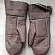 Women's leather sheepskin mittens, Mittens, Moscow,  Фото №1
