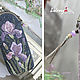 Japanese patchwork. Eyeglass case with clasp 'Favorite irises. Eyeglass case. Olga Abakumova. Lolenya (lolenya). My Livemaster. Фото №12