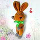 Toy Bunny knitted plush toy Hare soft toy rabbit, Stuffed Toys, Volokolamsk,  Фото №1
