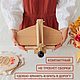 Держатель пялец стандартный. Натуральный бук. Аксессуары для вышивки. FRUI. Интернет-магазин Ярмарка Мастеров.  Фото №2