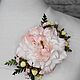 Silk flowers. Composition 'Melina'. Brooches. Silk-flower (ek-flower). Online shopping on My Livemaster.  Фото №2