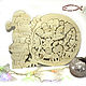 Order Big puzzle sorter New Year's gift Santa Claus. Wooden toys from grandfather Andrew. Livemaster. . Puzzle Фото №3