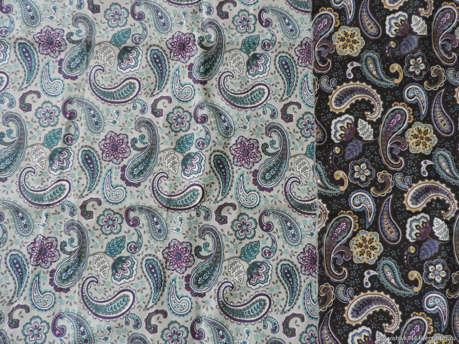 Ткань турецкий огурец