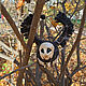 Familiar for a dark mage - a mixed media doll, Felted Toy, Moscow,  Фото №1